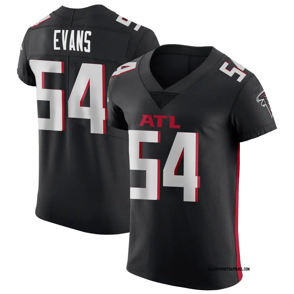 Elite Black Men's Rashaan Evans Atlanta Falcons Alternate Jersey