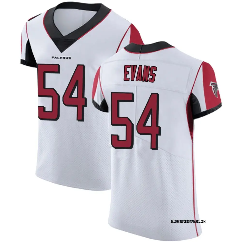 Elite White Men's Rashaan Evans Atlanta Falcons Jersey