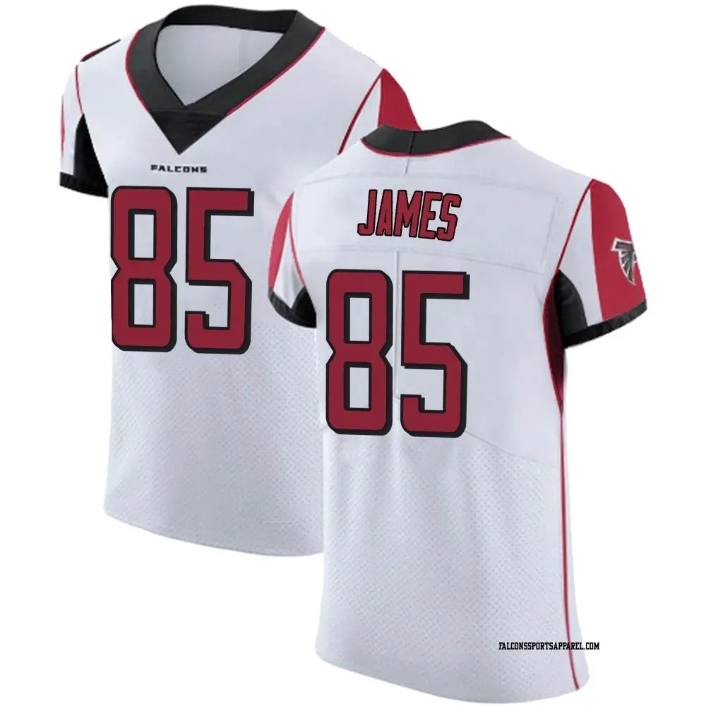 Elite White Men's Tyshaun James Atlanta Falcons Jersey