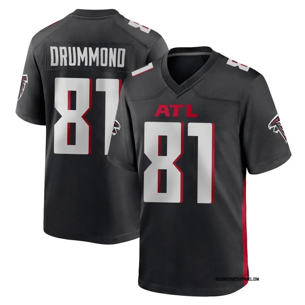 Game Black Men's Dylan Drummond Atlanta Falcons Alternate Jersey