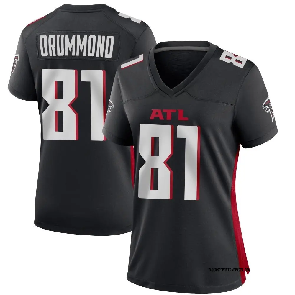 Game Black Women's Dylan Drummond Atlanta Falcons Alternate Jersey