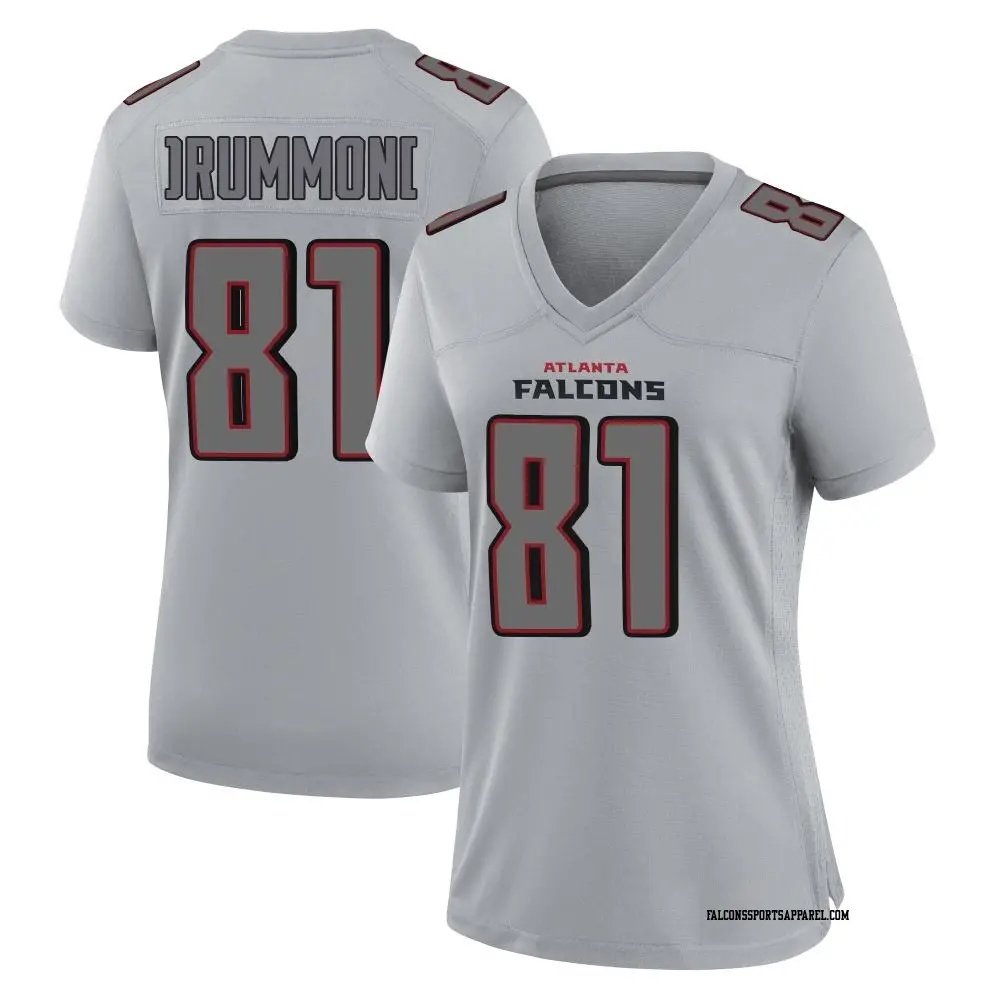 Game Gray Women's Dylan Drummond Atlanta Falcons Atmosphere Fashion Jersey