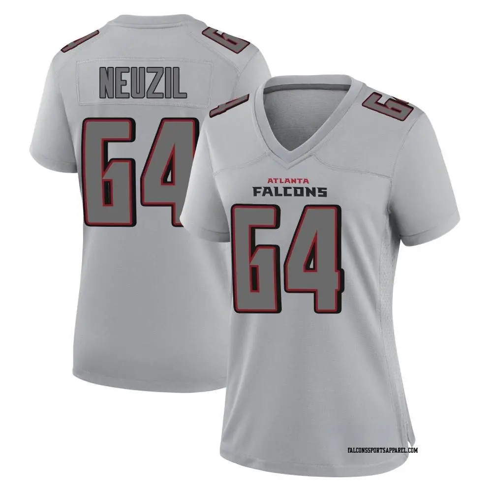 Game Gray Women's Ryan Neuzil Atlanta Falcons Atmosphere Fashion Jersey