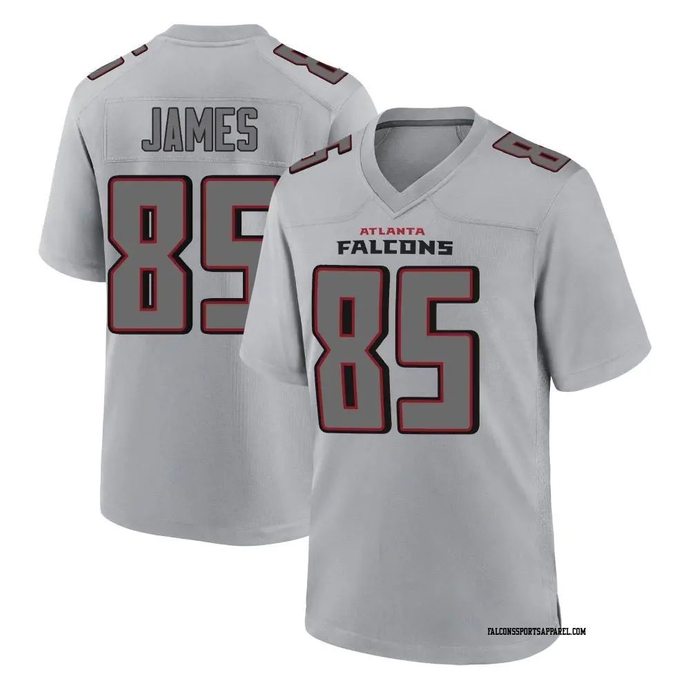 Game Gray Youth Tyshaun James Atlanta Falcons Atmosphere Fashion Jersey