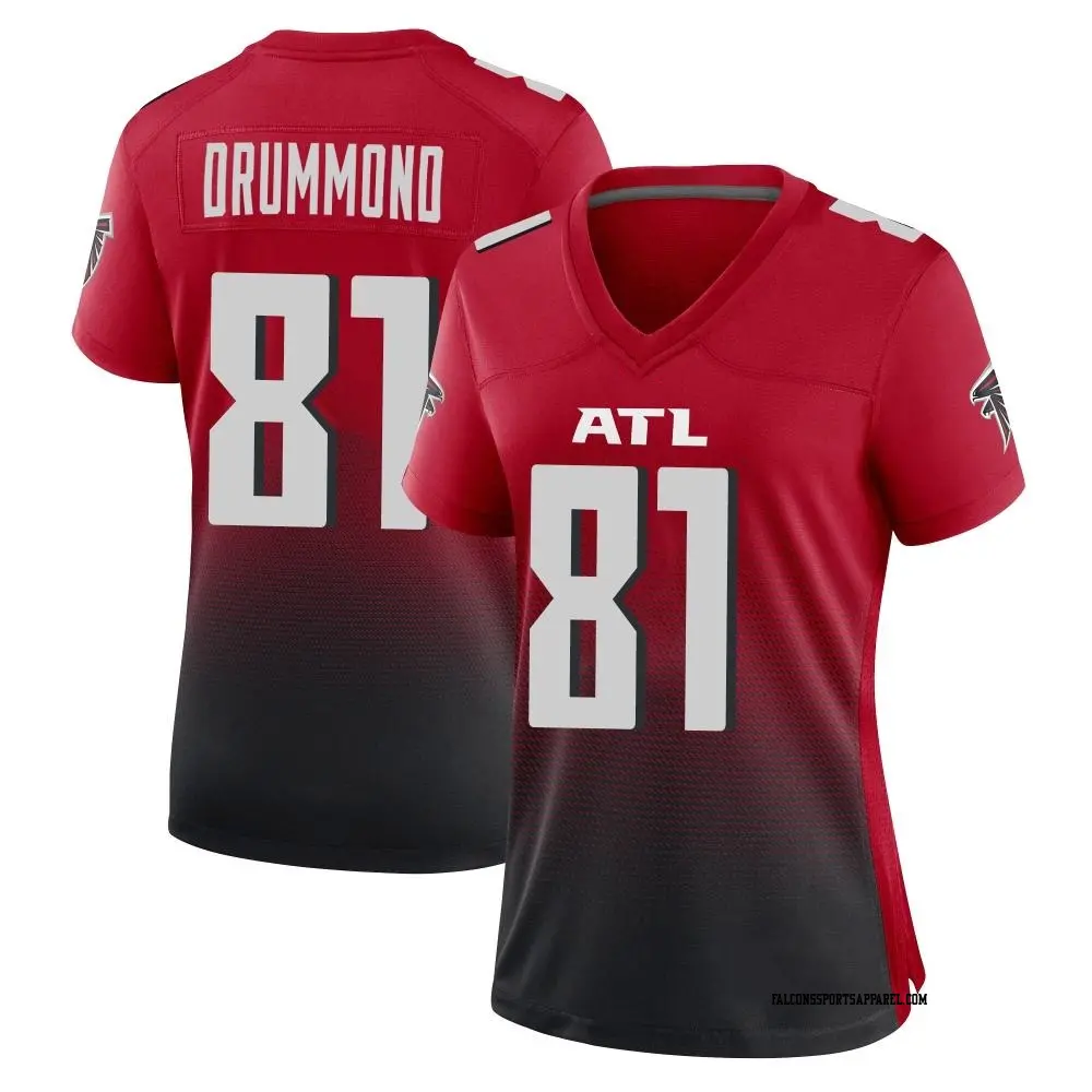 Game Red Women's Dylan Drummond Atlanta Falcons 2nd Alternate Jersey