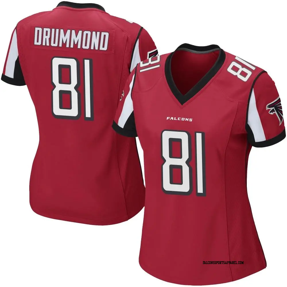 Game Red Women's Dylan Drummond Atlanta Falcons Team Color Jersey