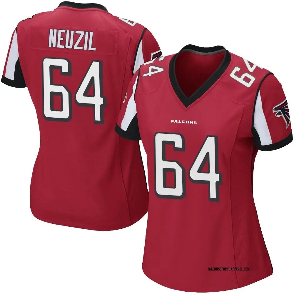 Game Red Women's Ryan Neuzil Atlanta Falcons Team Color Jersey