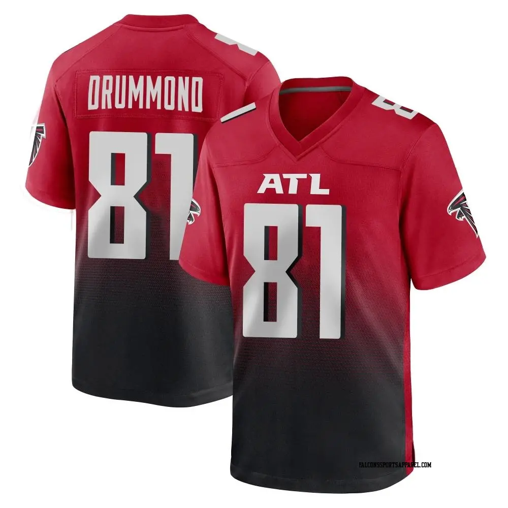 Game Red Youth Dylan Drummond Atlanta Falcons 2nd Alternate Jersey