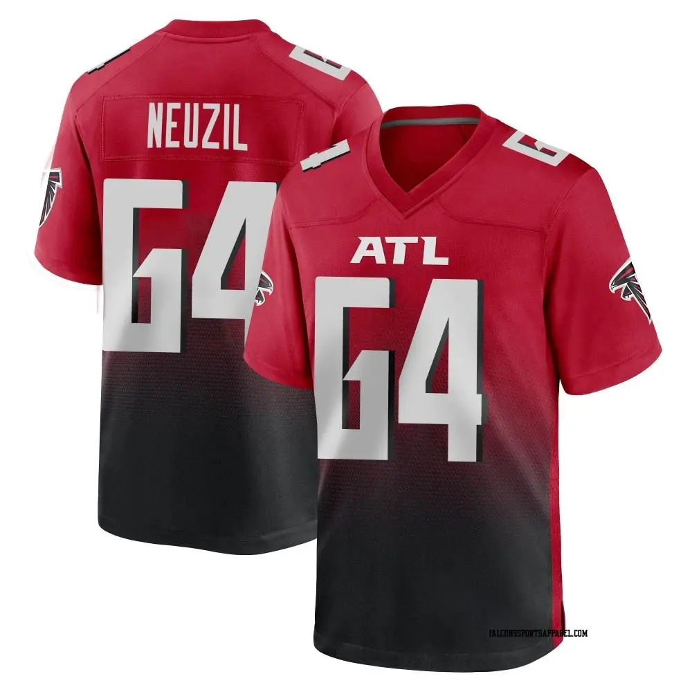 Game Red Youth Ryan Neuzil Atlanta Falcons 2nd Alternate Jersey