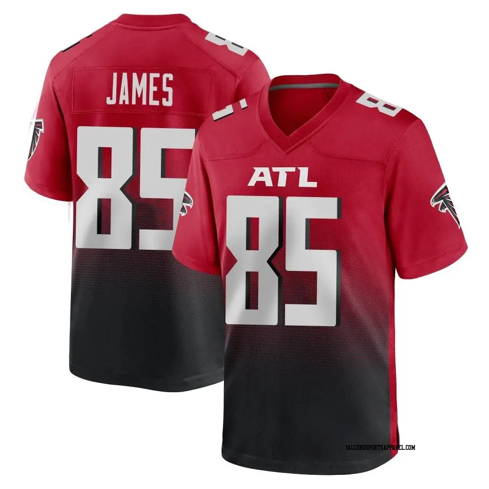 Game Red Youth Tyshaun James Atlanta Falcons 2nd Alternate Jersey