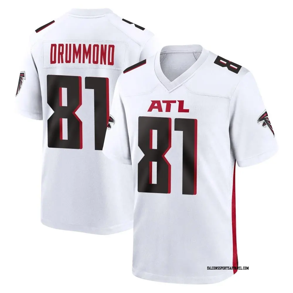 Game White Men's Dylan Drummond Atlanta Falcons Jersey