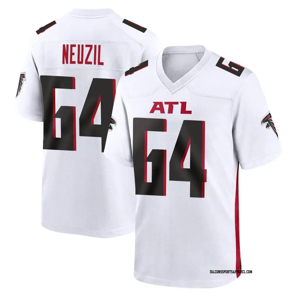 Game White Men's Ryan Neuzil Atlanta Falcons Jersey