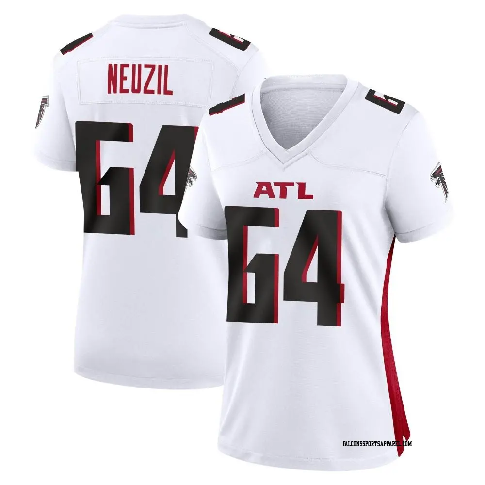 Game White Women's Ryan Neuzil Atlanta Falcons Jersey