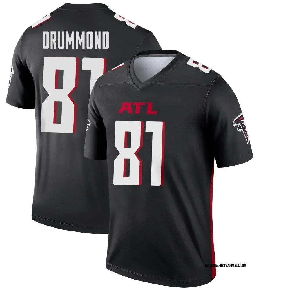 Legend Black Men's Dylan Drummond Atlanta Falcons Jersey