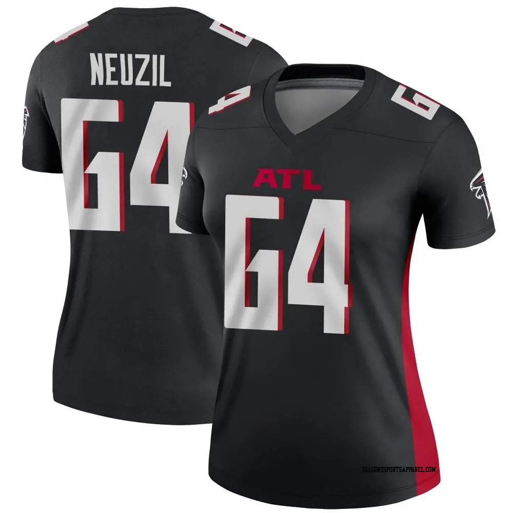 Legend Black Women's Ryan Neuzil Atlanta Falcons Jersey