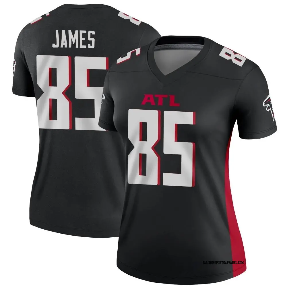 Legend Black Women's Tyshaun James Atlanta Falcons Jersey