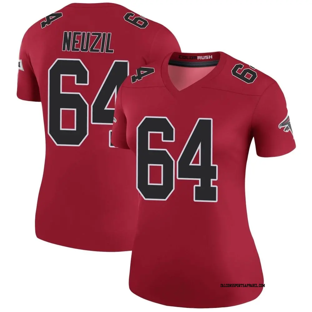 Legend Red Women's Ryan Neuzil Atlanta Falcons Color Rush Jersey