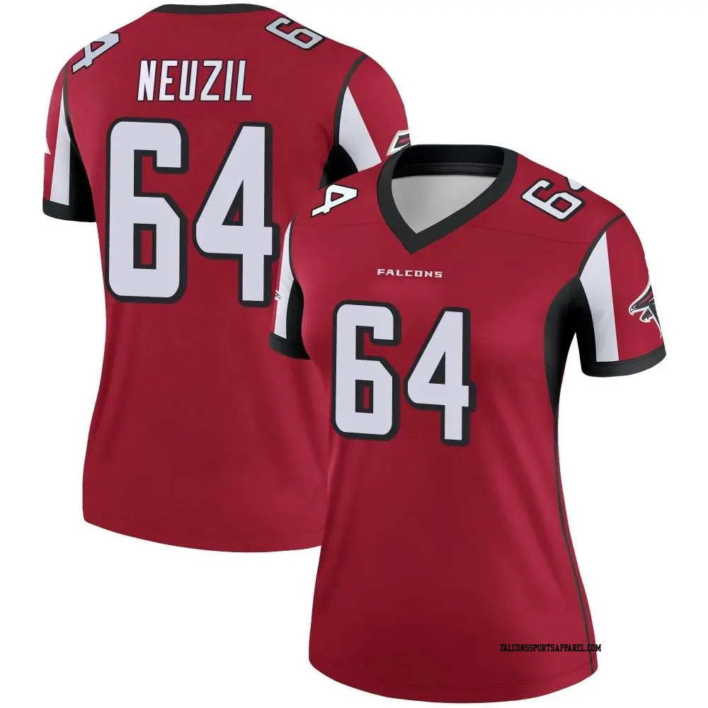 Legend Red Women's Ryan Neuzil Atlanta Falcons Jersey