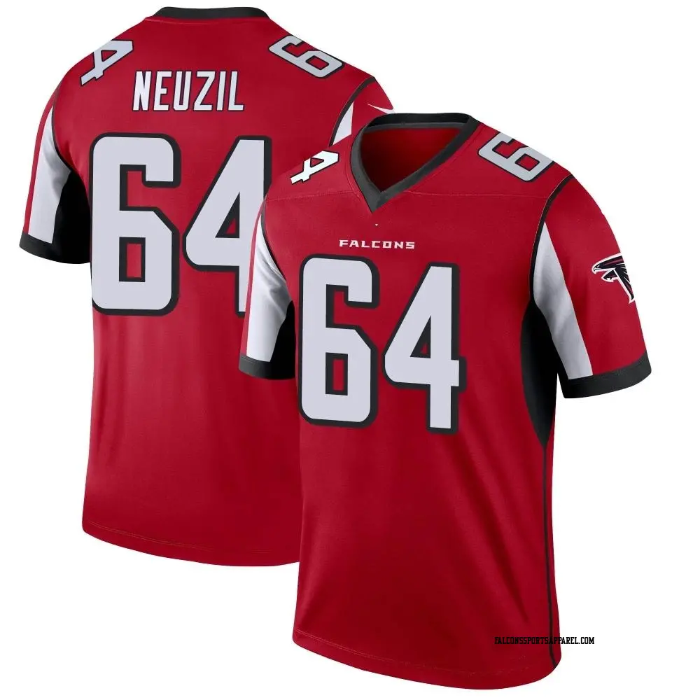 Legend Red Youth Ryan Neuzil Atlanta Falcons Jersey