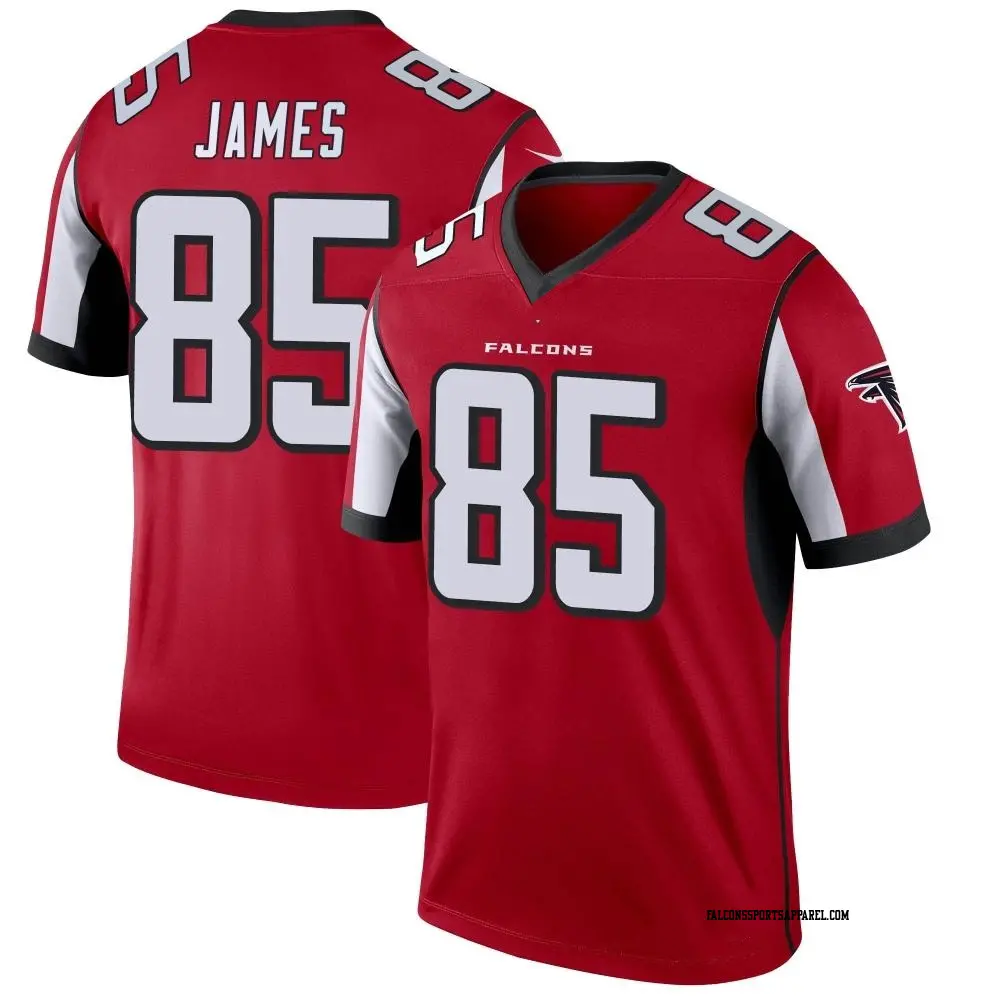 Legend Red Youth Tyshaun James Atlanta Falcons Jersey