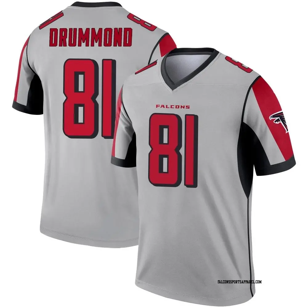 Legend Youth Dylan Drummond Atlanta Falcons Inverted Silver Jersey