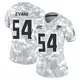 Limited Arctic Camo Women's Rashaan Evans Atlanta Falcons 2024 Salute to Service Jersey