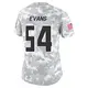 Limited Arctic Camo Women's Rashaan Evans Atlanta Falcons 2024 Salute to Service Jersey