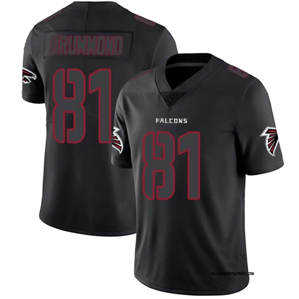Limited Black Impact Men's Dylan Drummond Atlanta Falcons Jersey