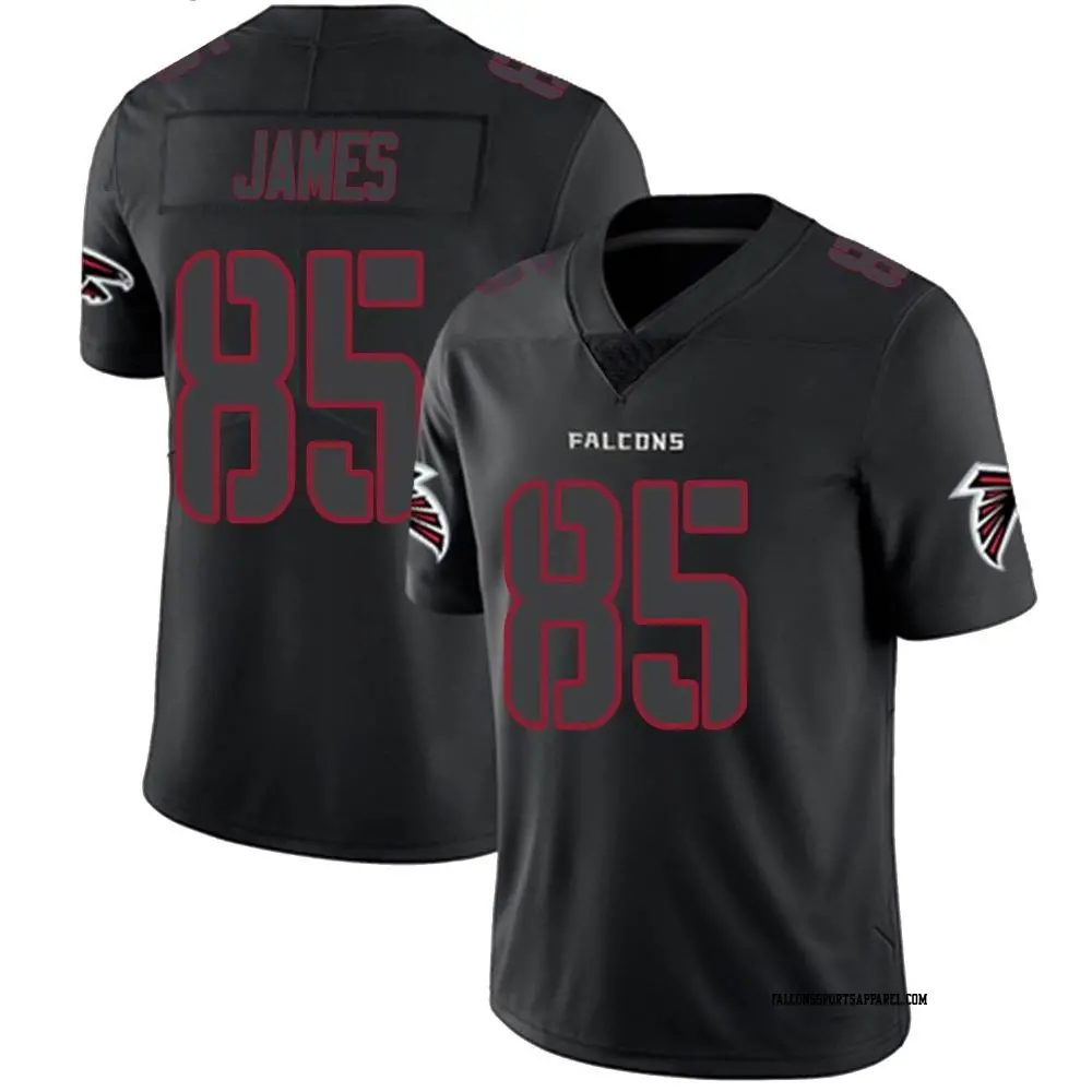 Limited Black Impact Youth Tyshaun James Atlanta Falcons Jersey
