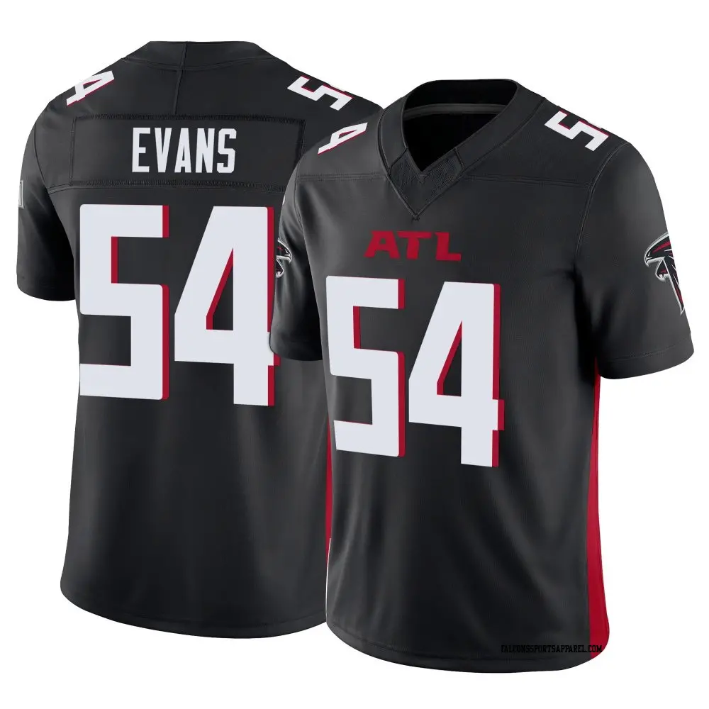 Limited Black Men's Rashaan Evans Atlanta Falcons Vapor F.U.S.E. Jersey