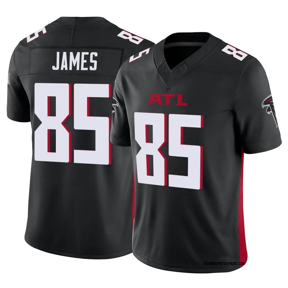Limited Black Men's Tyshaun James Atlanta Falcons Vapor F.U.S.E. Jersey