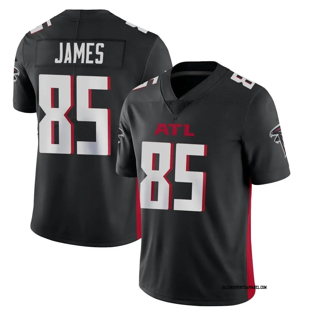 Limited Black Men's Tyshaun James Atlanta Falcons Vapor Untouchable Jersey