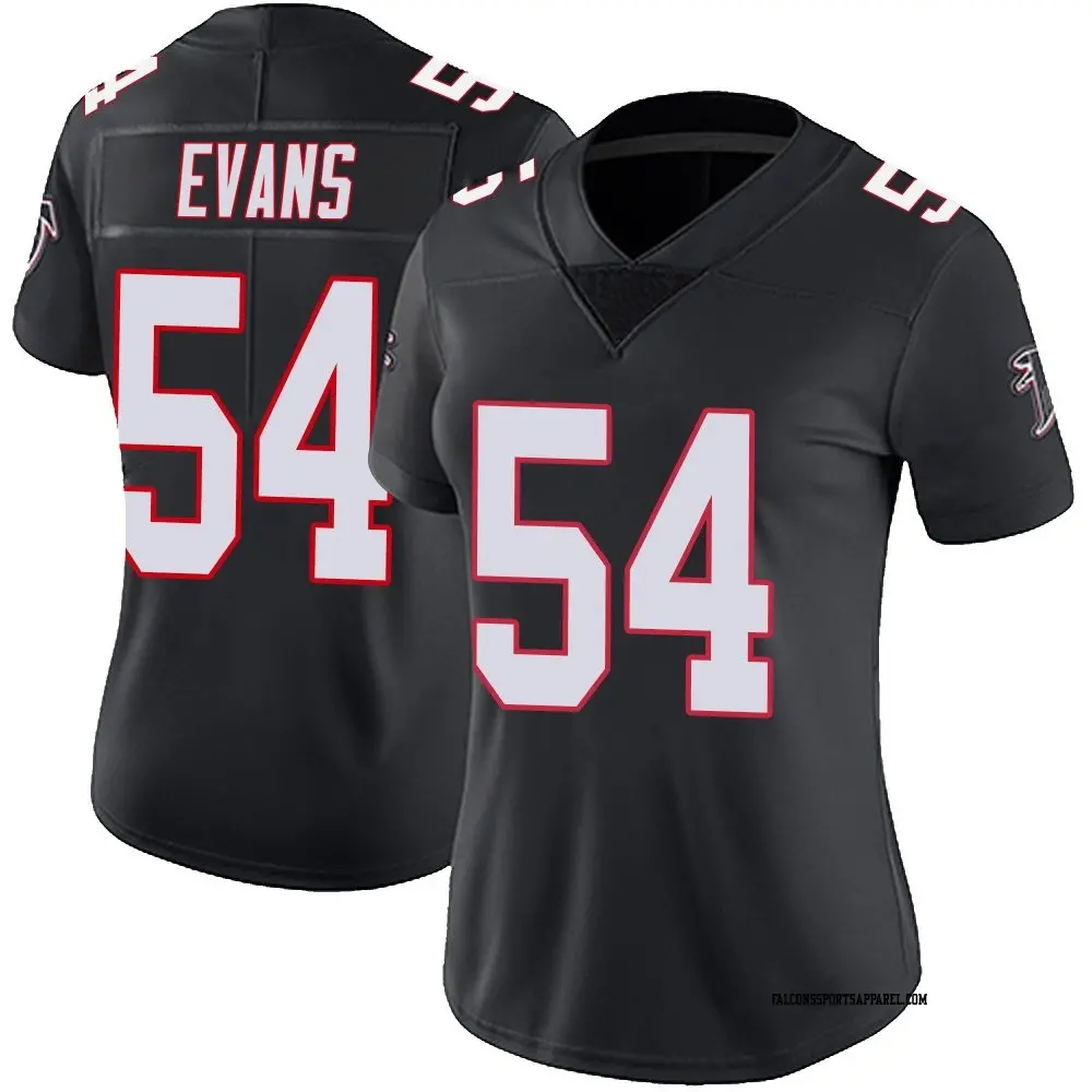 Limited Black Women's Rashaan Evans Atlanta Falcons Vapor Untouchable Jersey