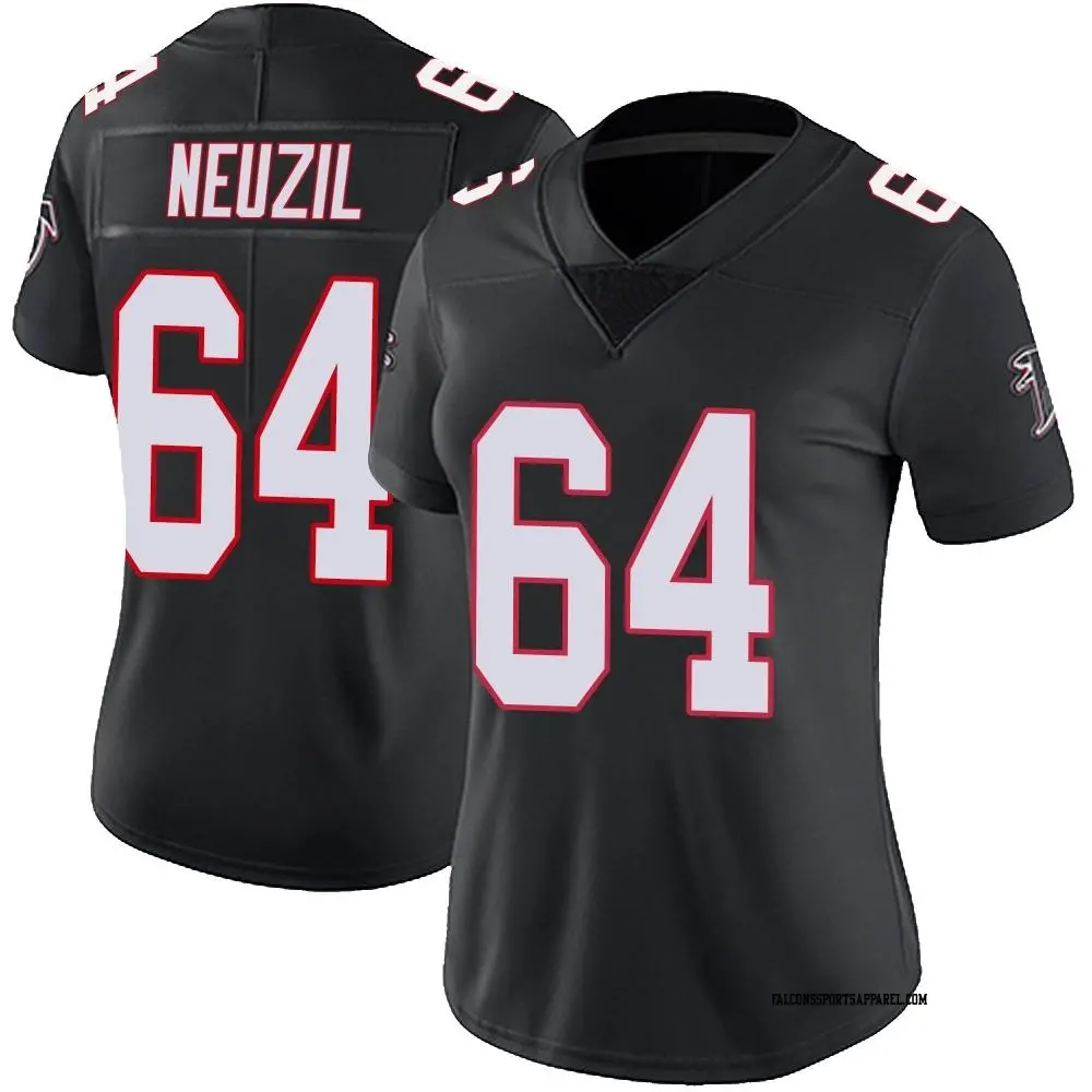 Limited Black Women's Ryan Neuzil Atlanta Falcons Vapor Untouchable Jersey