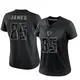 Limited Black Women's Tyshaun James Atlanta Falcons Reflective Jersey