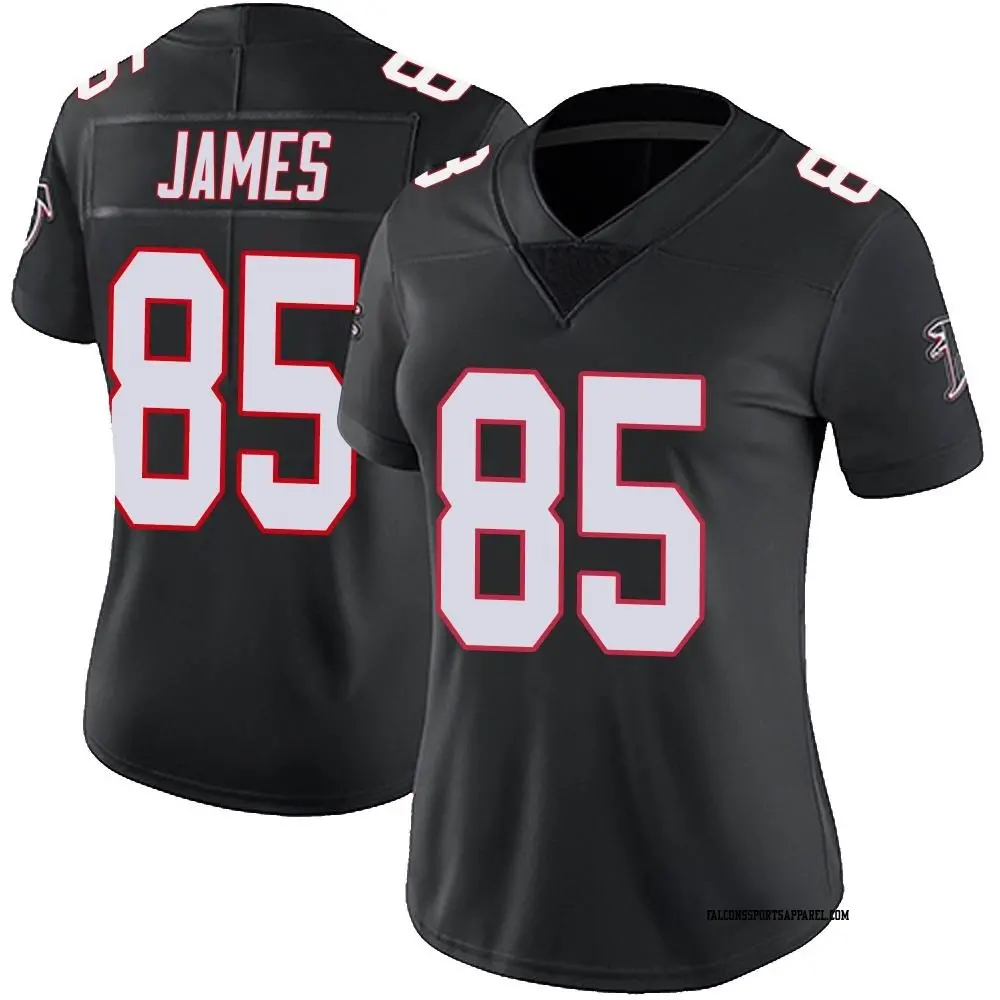 Limited Black Women's Tyshaun James Atlanta Falcons Vapor Untouchable Jersey