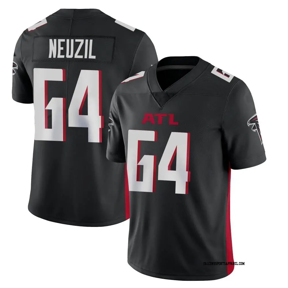 Limited Black Youth Ryan Neuzil Atlanta Falcons Vapor Untouchable Jersey