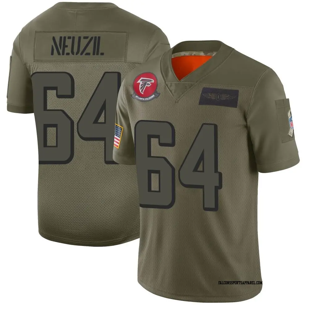 Limited Camo Men's Ryan Neuzil Atlanta Falcons 2019 Salute to Service Jersey