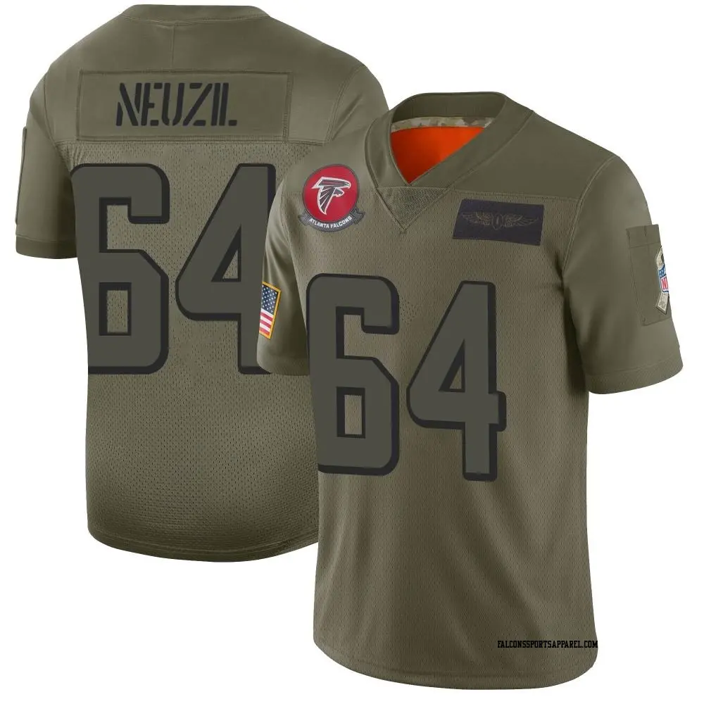Limited Camo Youth Ryan Neuzil Atlanta Falcons 2019 Salute to Service Jersey