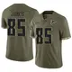 Limited Olive Youth Tyshaun James Atlanta Falcons 2022 Salute To Service Jersey
