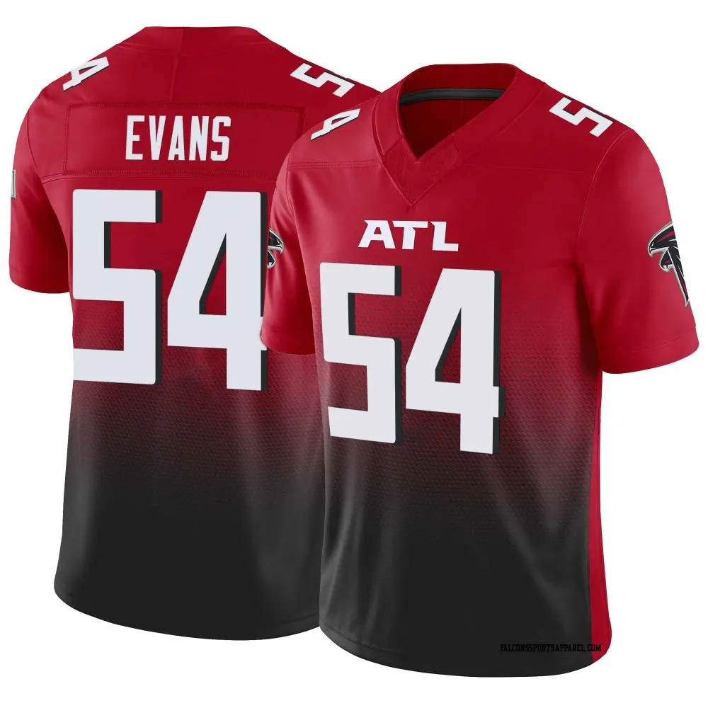 Limited Red Youth Rashaan Evans Atlanta Falcons Vapor F.U.S.E. Jersey