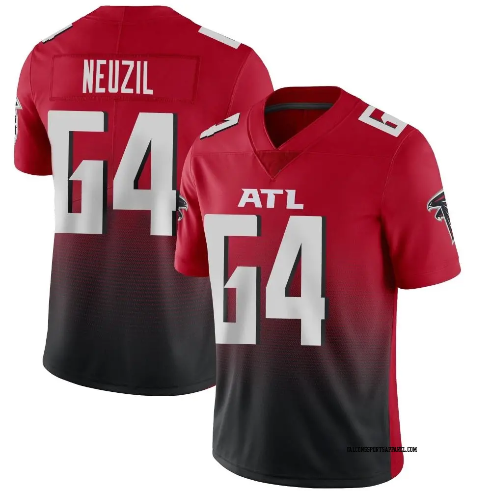 Limited Red Youth Ryan Neuzil Atlanta Falcons Vapor 2nd Alternate Jersey
