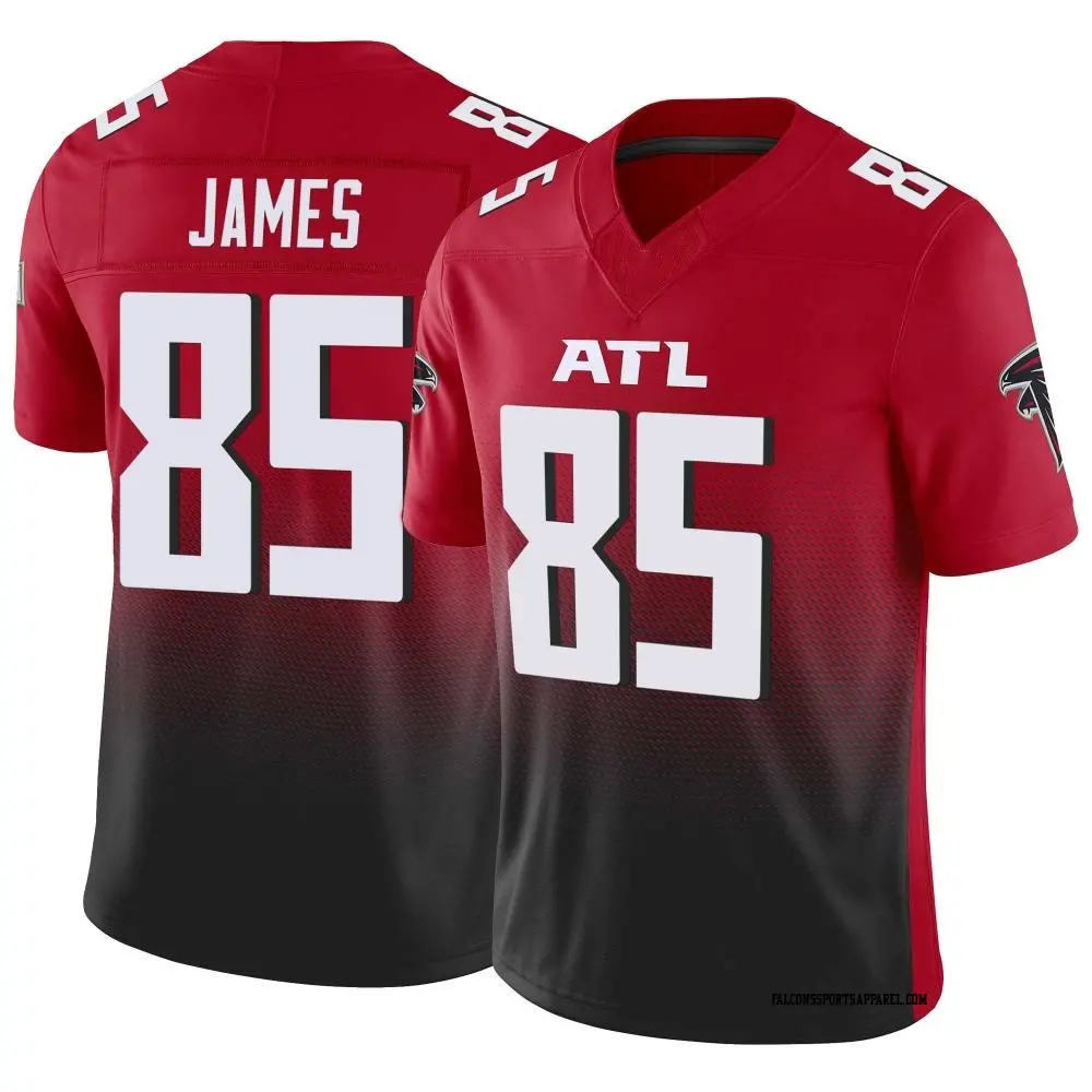 Limited Red Youth Tyshaun James Atlanta Falcons Vapor F.U.S.E. Jersey
