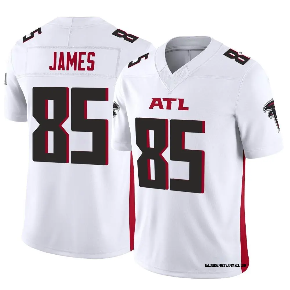 Limited White Men's Tyshaun James Atlanta Falcons Vapor F.U.S.E. Jersey