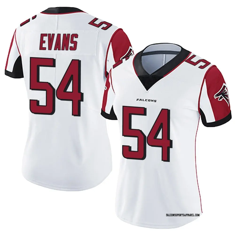 Limited White Women's Rashaan Evans Atlanta Falcons Vapor Untouchable Jersey