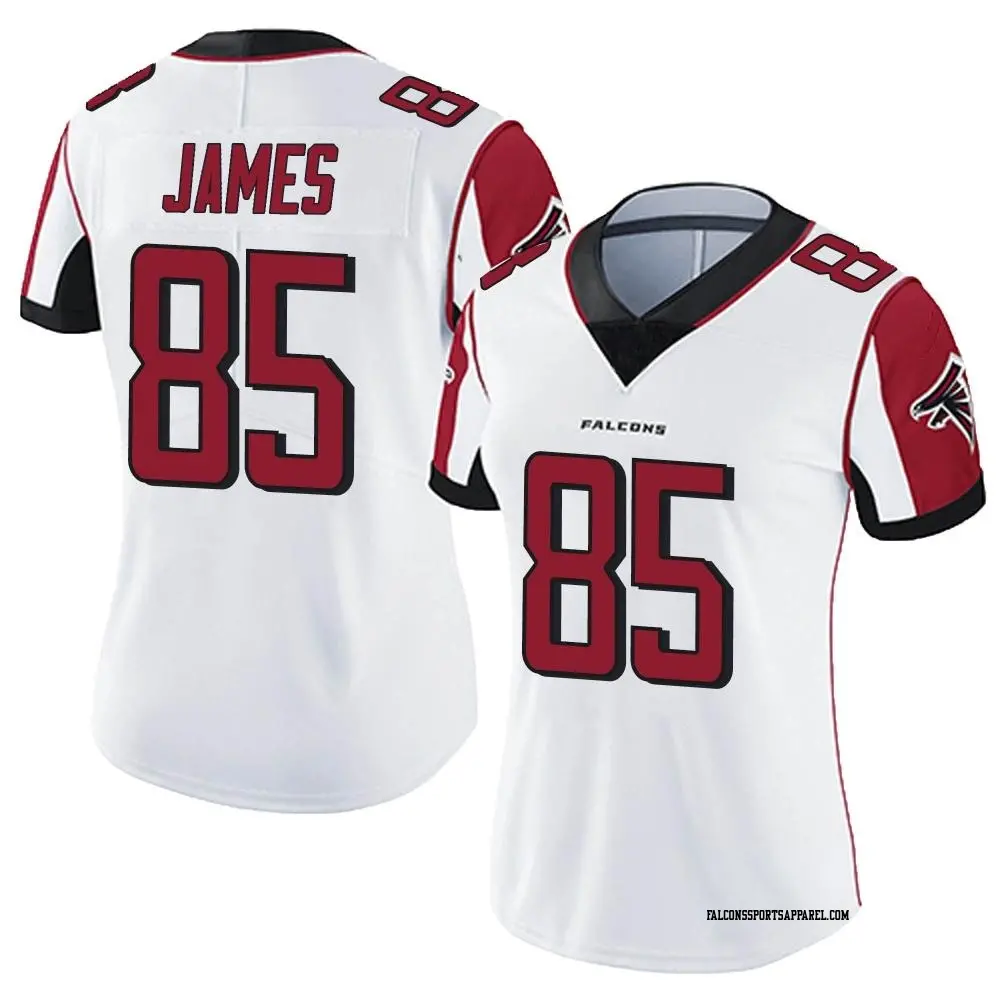 Limited White Women's Tyshaun James Atlanta Falcons Vapor Untouchable Jersey