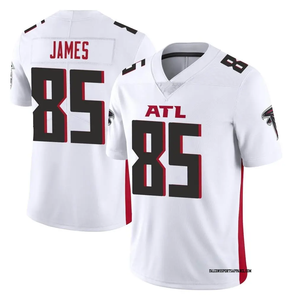 Limited White Youth Tyshaun James Atlanta Falcons Vapor Untouchable Jersey
